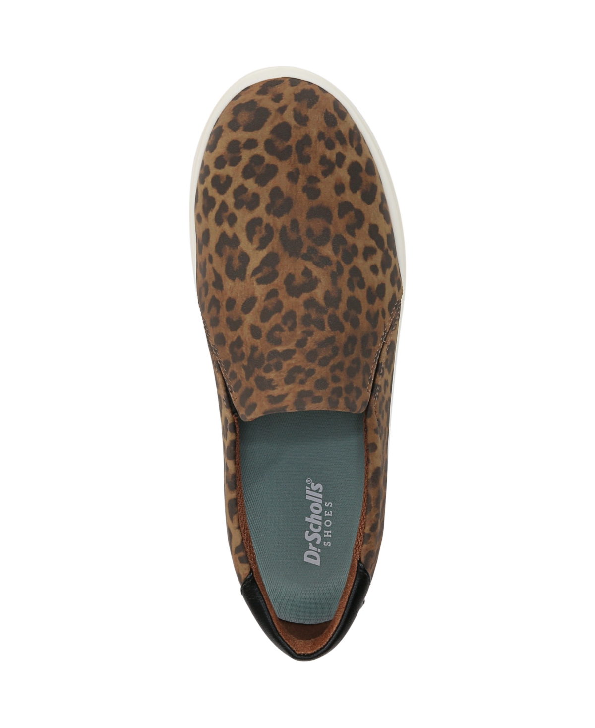 Shop Dr. Scholl's Women's Madison Cloud Slip On Sneakers In Leopard Microfiber