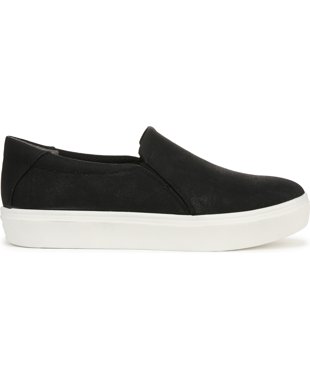 Shop Dr. Scholl's Women's Madison Cloud Slip On Sneakers In Black Faux Leather