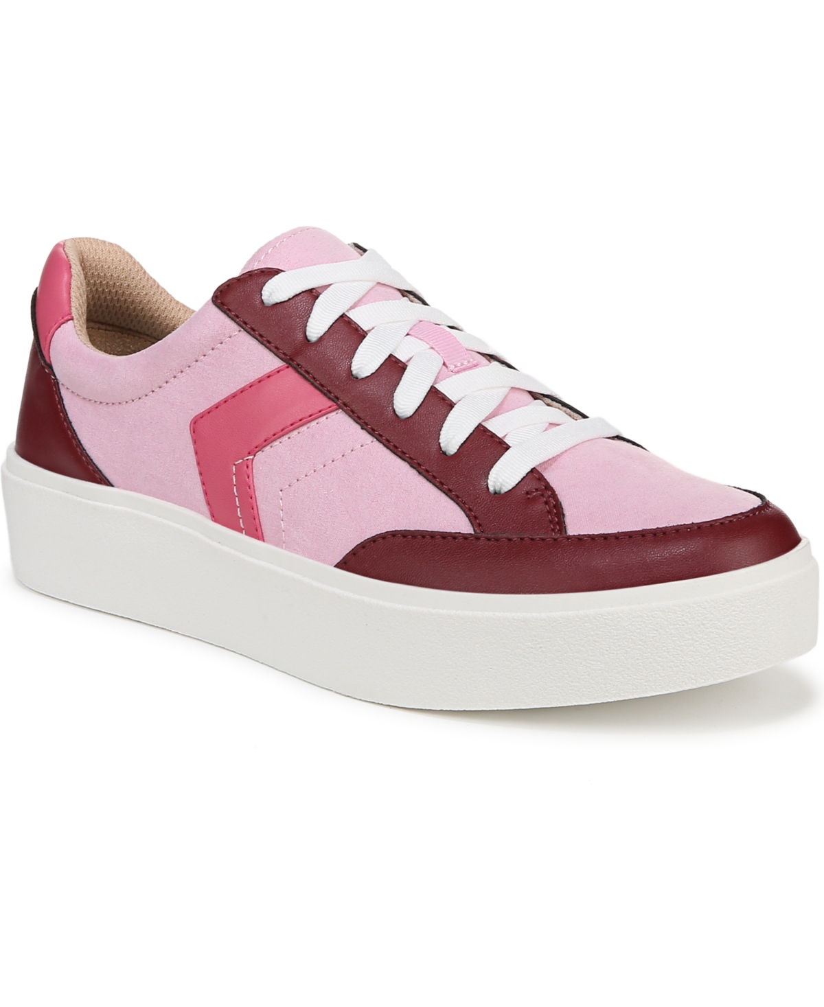 DR. SCHOLL'S WOMEN'S MADISON-LACE CLOSED ROUND TOE LACE UP PLATFORM SNEAKERS 