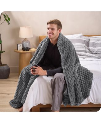 Microplush Textured Blanket, Twin/Twin XL