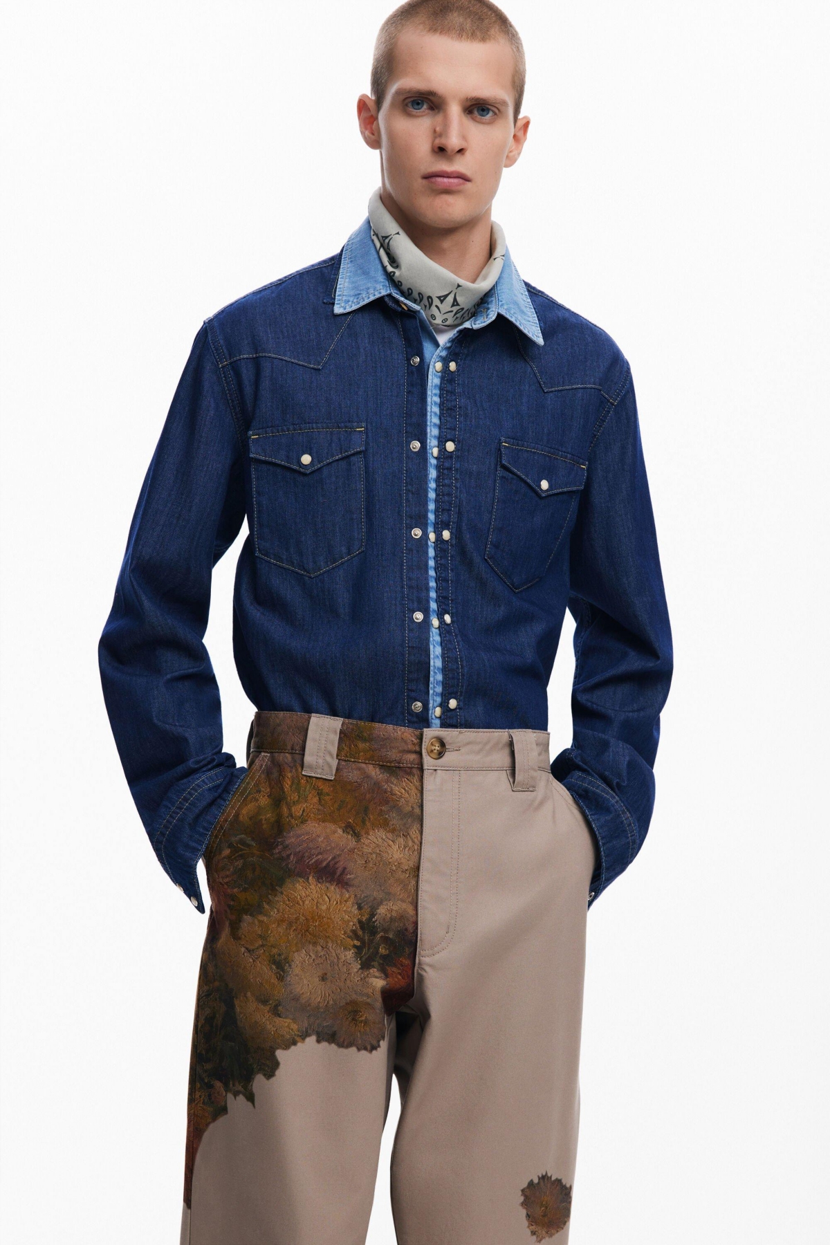 Desigual Men's Floral print pants