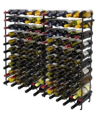 100-Bottle Wine Rack Stand - Timeless Design, Maximum Storage, Perfect for Wine Lovers and Limited Space