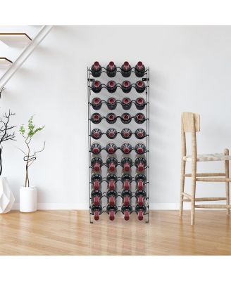 40-Bottle Freestanding Wine Rack Stand - Perfect Storage for Kitchen, Dining Room, Bar, or Wine Cellar