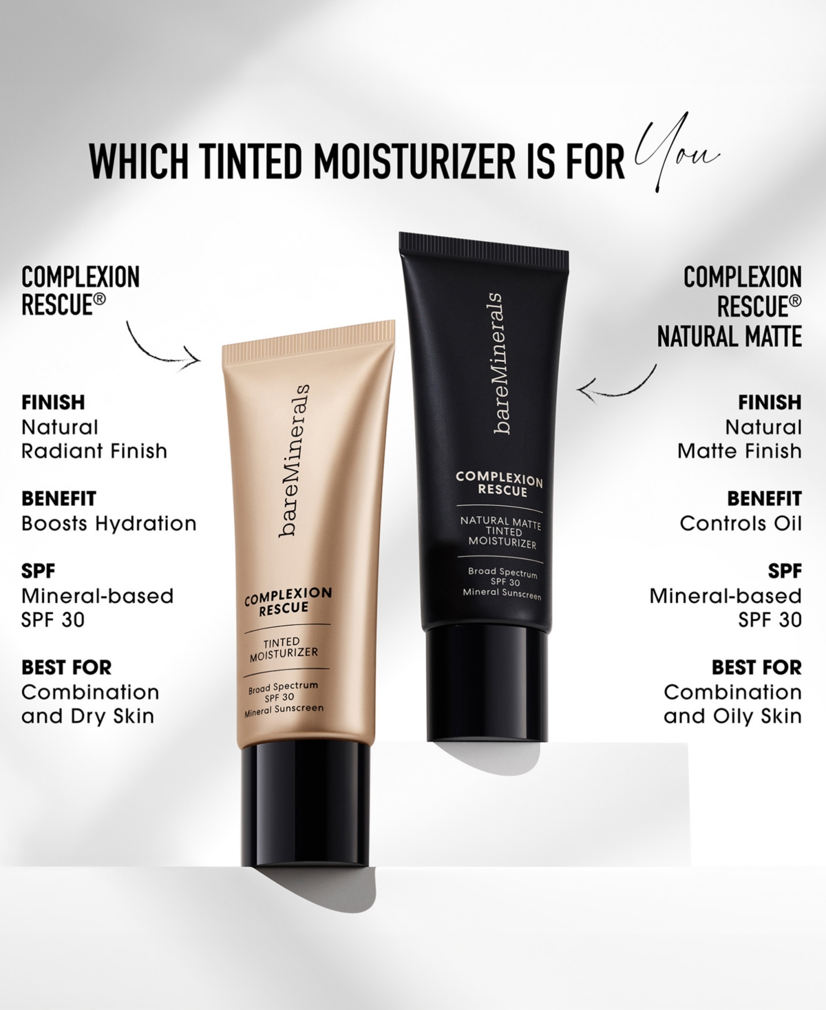 Bareminerals Complexion Rescue Natural Matte Tinted Moisturizer Mineral Spf 30 In Vanilla 02