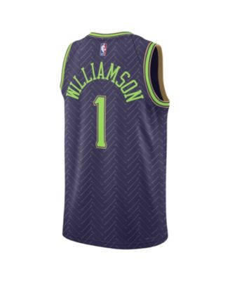 Men's and Women's Purple Zion Williamson New Orleans Pelicans 2024/25 City Edition Finished Swingman Jersey