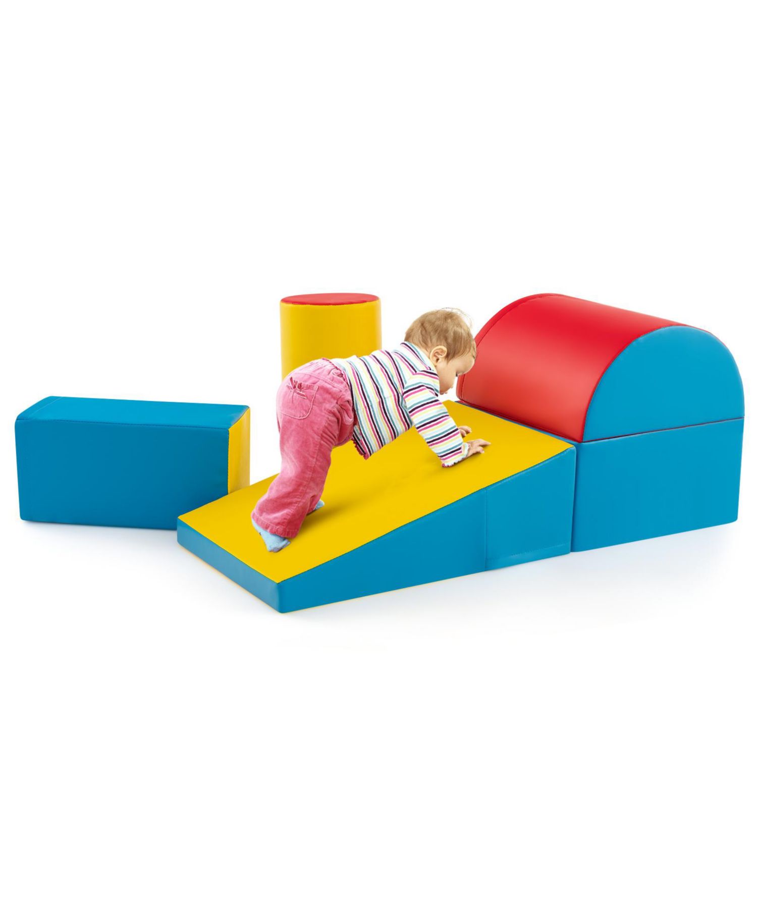 Toddler Climb and Crawl 5-Piece Foam Block Playset