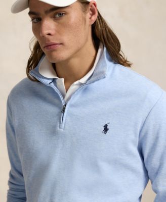 Men's Cotton-Blend Jacquard Pullover Sweatshirt