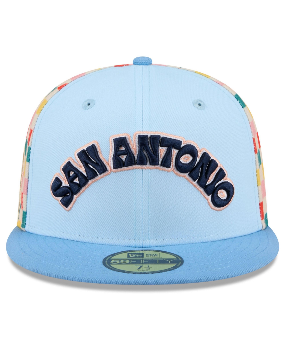 New Era Men'sSan Antonio Spurs 2024/25 City Edition 59FIFTY Fitted Hat - Light Blue