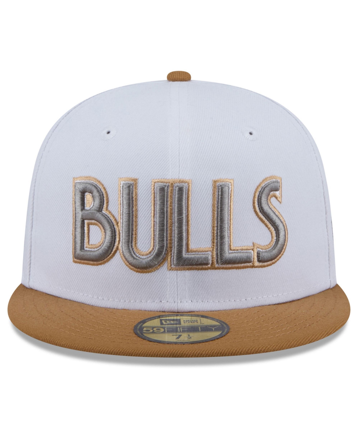 NEW ERA MEN'S WHITE CHICAGO BULLS 2024/25 CITY EDITION 59FIFTY FITTED HAT 