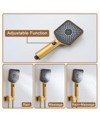 3 Functions 12 Inch Ceiling Mounted Thermostatic Shower System