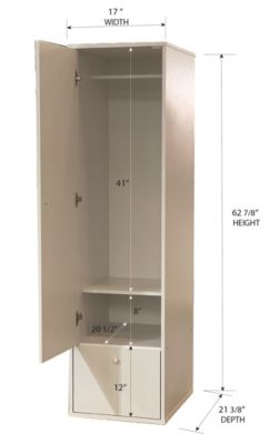 - Corry Wardrobe Armoire Storage Closet
