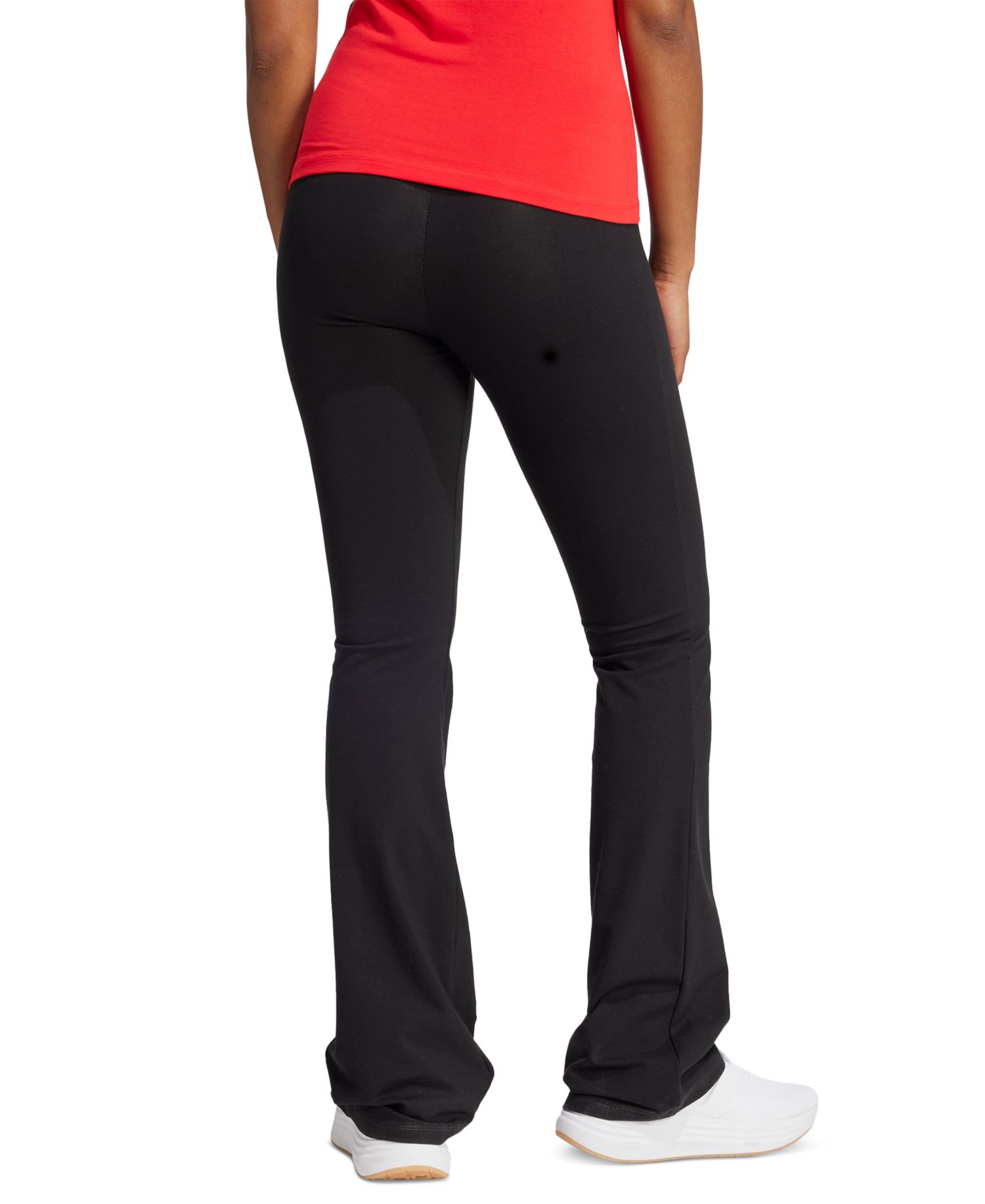 Women's Essentials Small Logo Flared Leggings