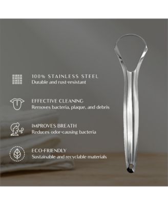 Stainless Steel Tongue Cleaner – 2 Pack