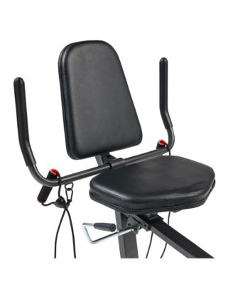 Smart Corezy Recumbent Bike + Resistance Bands, 300LB with Free SunnyFit App Via Bluetooth