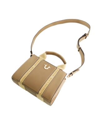 Licensed Faux Leather Mini Tote Bag with Branded Straps