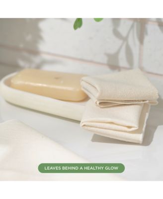 Raw Silk Skincare Washcloths, Exfoliating, Multi-Pack