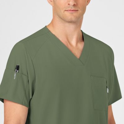 Men's W123 V-Neck Scrub Top