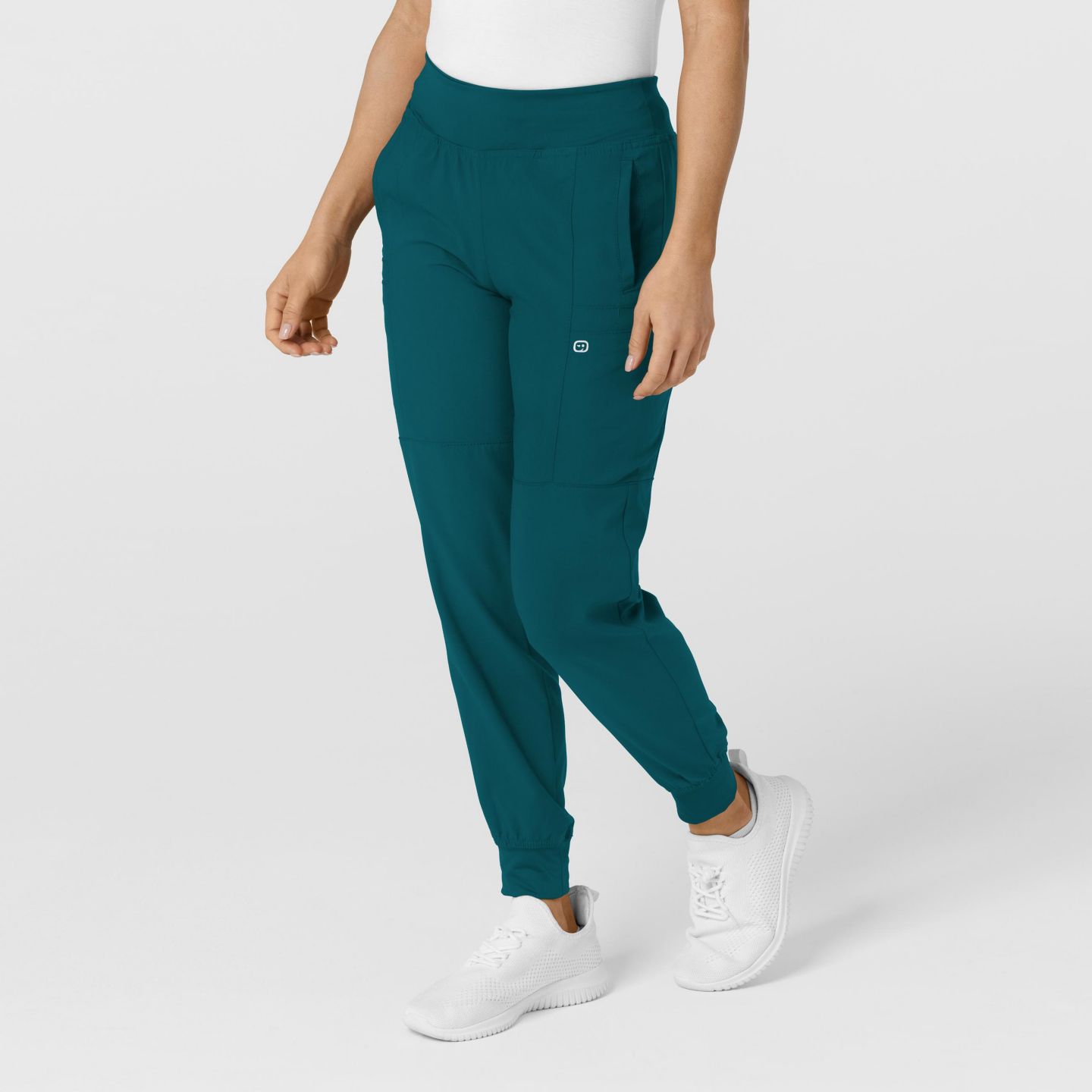 Женские брюки Wink W123 Comfort Waist Cargo Jogger Scrub Pant Regular, цвет: Синий — фото 4