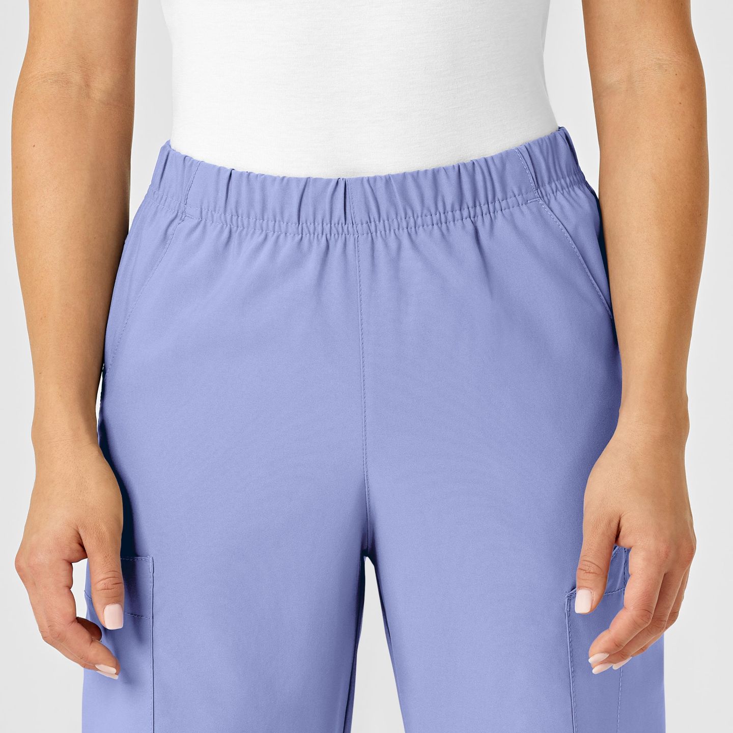 Женские брюки Wink W123 Unisex Multi-Cargo Scrub Pant Regular, цвет: Синий — фото 6