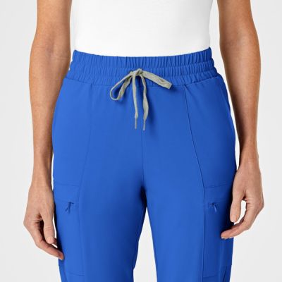 Plus Size RENEW High Waist Slim Leg Scrub Pant