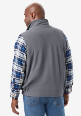 Big & Tall Explorer Plush Fleece Zip Vest