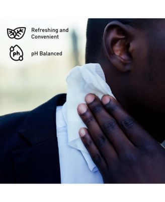 Men s Refresh & Groom Kit: Cedarwood, Tea Tree & Eucalyptus Wipes + Rechargeable Beard & Body Trimmer