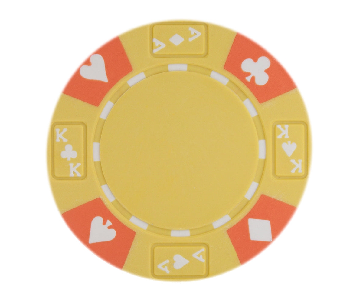 Slickblue Ace King Poker Chips – Clay Composite Casino-Quality Poker Chips for Home Games