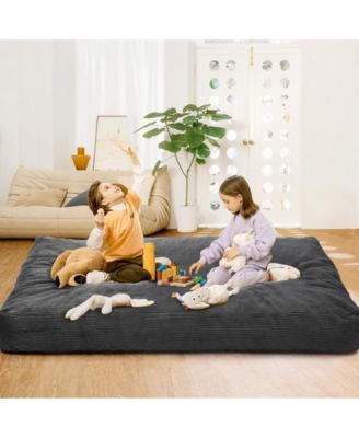 Bean Bag Chair for Adults, Giant Bean Bag Bed, Convertible Bean Bag Chair Bed from