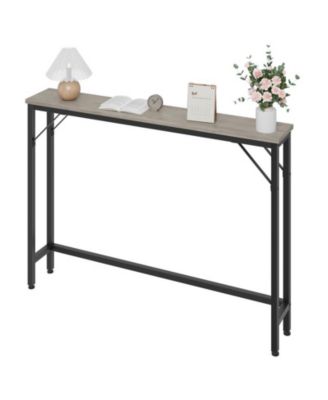 5.9" Narrow Sofa Table, Skinny Console Table with Storage, Slim Behind Couch Table for Living Room, Entryway, Hallway, Foyer