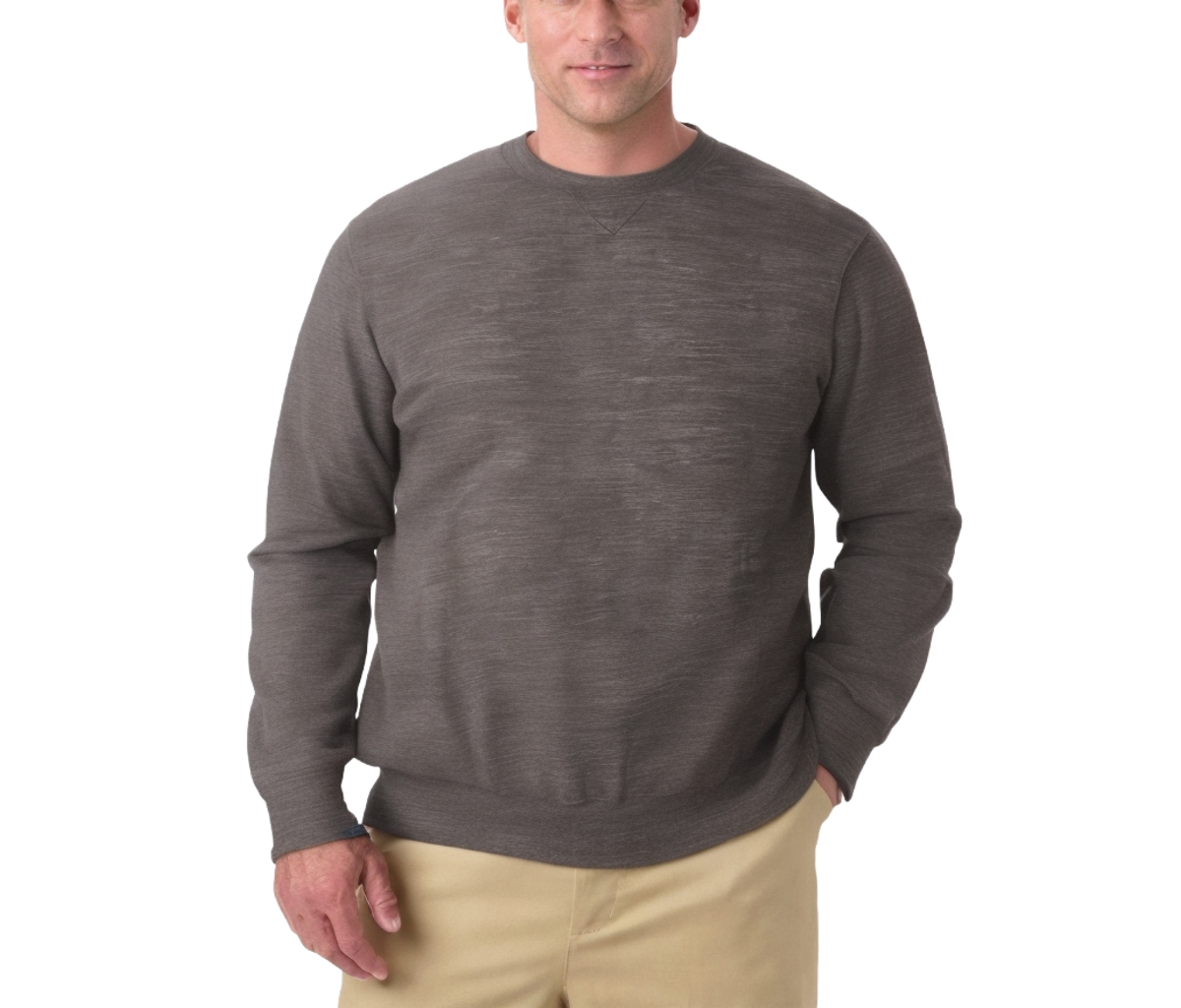 Men's Fleece Crewneck Sweatshirt - Dusty blue
