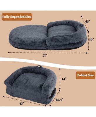Giant Dog Bed for Humans, Human Sized Adult Dog Bed for People