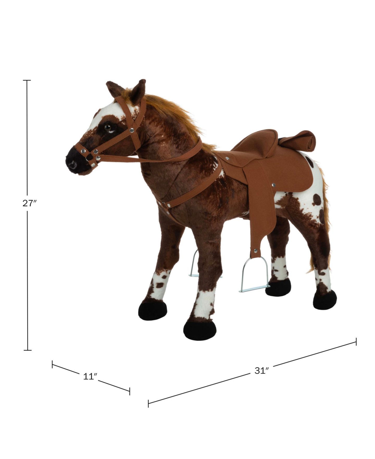 Детская игрушка Trademark Global Happy Trails Standing Cowboy Horse — фото 5