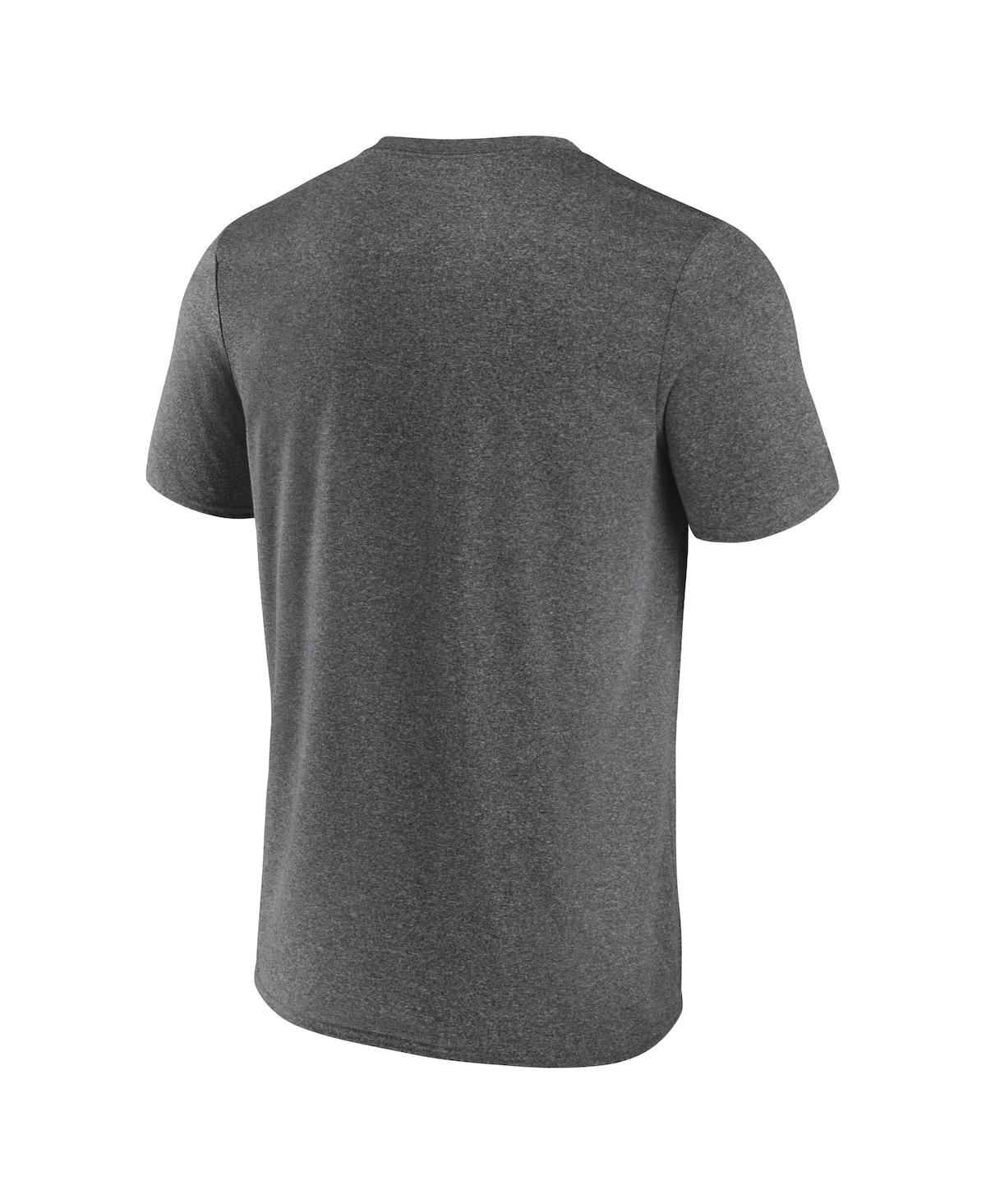 Fanatics Men's Heather Charcoal Oregon Ducks Iconic Want To Play T-shirt In Heather Charcoal