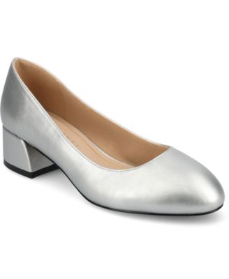 Women's Saarii Round Toe Block Heel Pumps