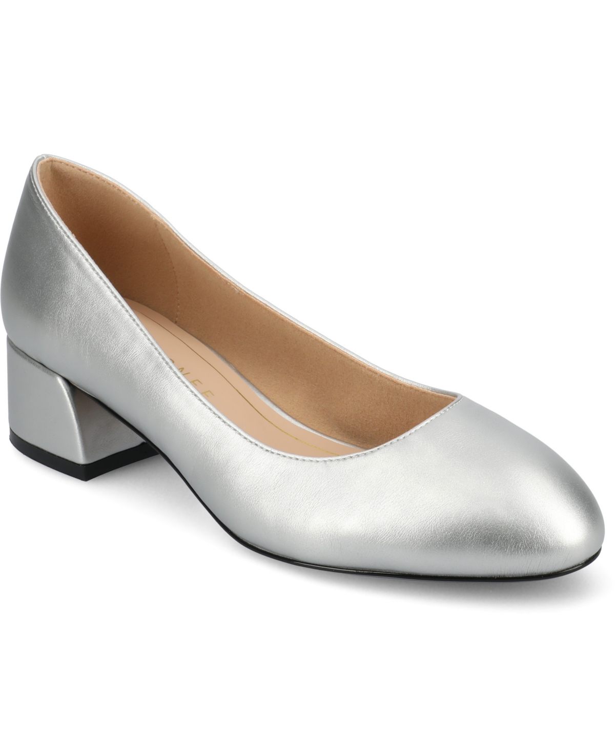 Journee Collection Journee Womens Saarii Wide Width Pumps In Silver