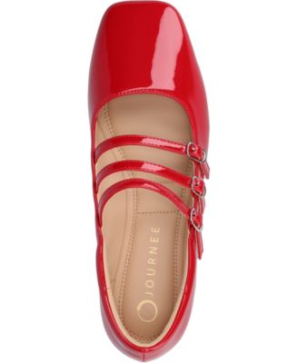 Women's Darlin Multi Strap Mary Jane Square Toe Flats