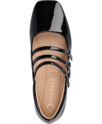 Women's Darlin Multi Strap Mary Jane Square Toe Flats