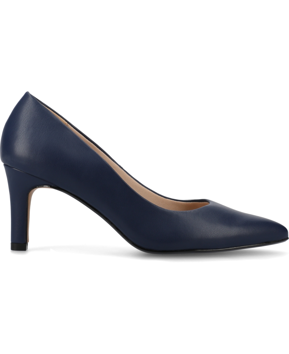 Journee Collection Women's Scylee Pointed Toe Dress Pumps In Navy