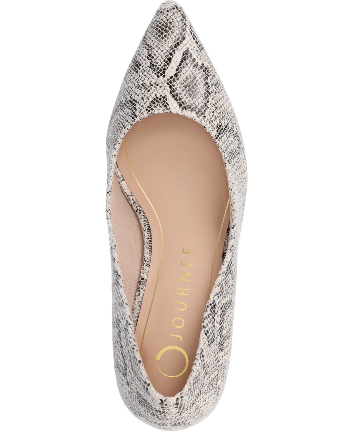 Shop Journee Collection Women's Scylee Pointed Toe Dress Pumps In Snake