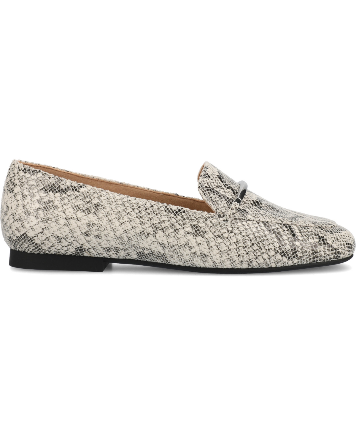 Journee Collection Women's Wrenn Slip On Loafers In Snake