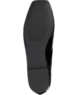 Women's Zimia Buckle Square Toe Ballet Flats