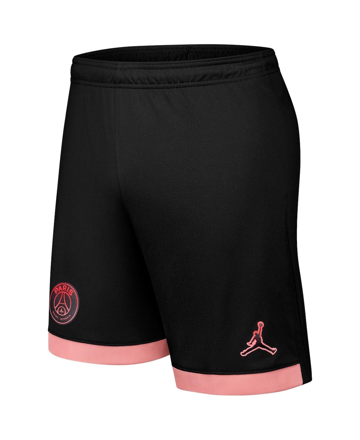 JORDAN MEN'S BLACK PARIS SAINT-GERMAIN THIRD 2024/25 PERFORMANCE STADIUM SHORTS 