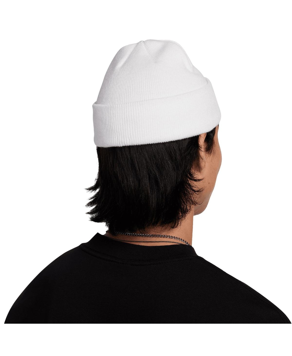 Nike Men'sSwoosh Terra Cuffed Knit Hat - White
