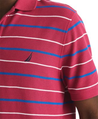 Men's Striped Classic-Fit Deck Polo Shirt