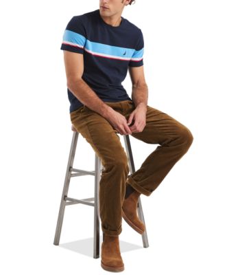 Men's Striped Cotton-Blend Classic-Fit T-Shirt