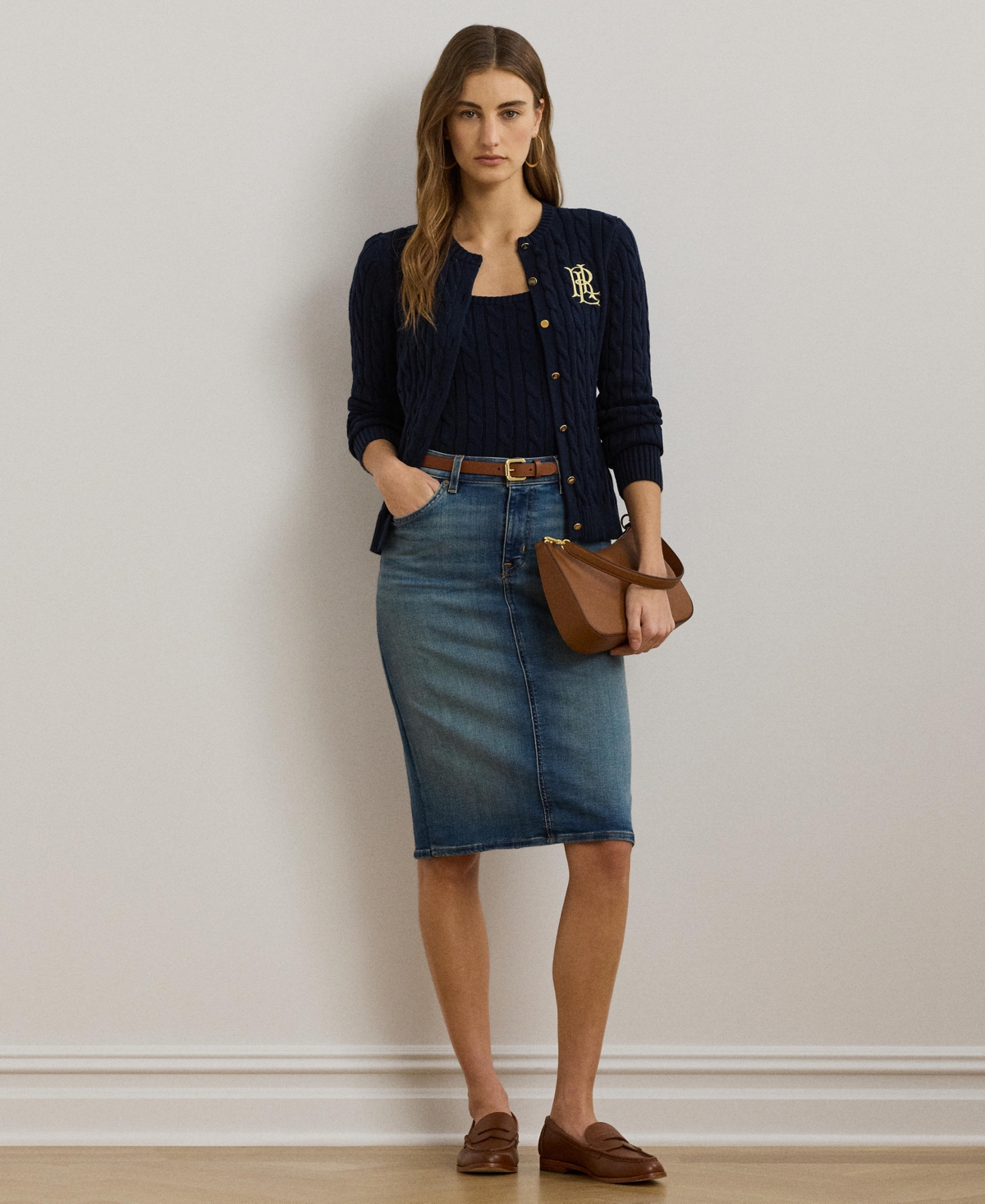 Denim Skirt - Sunset Indigo Wash