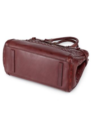 Women's Genuine Leather Lantana Satchel Bag