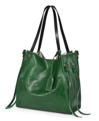 Women's Genuine Leather Daisy Tote Bag