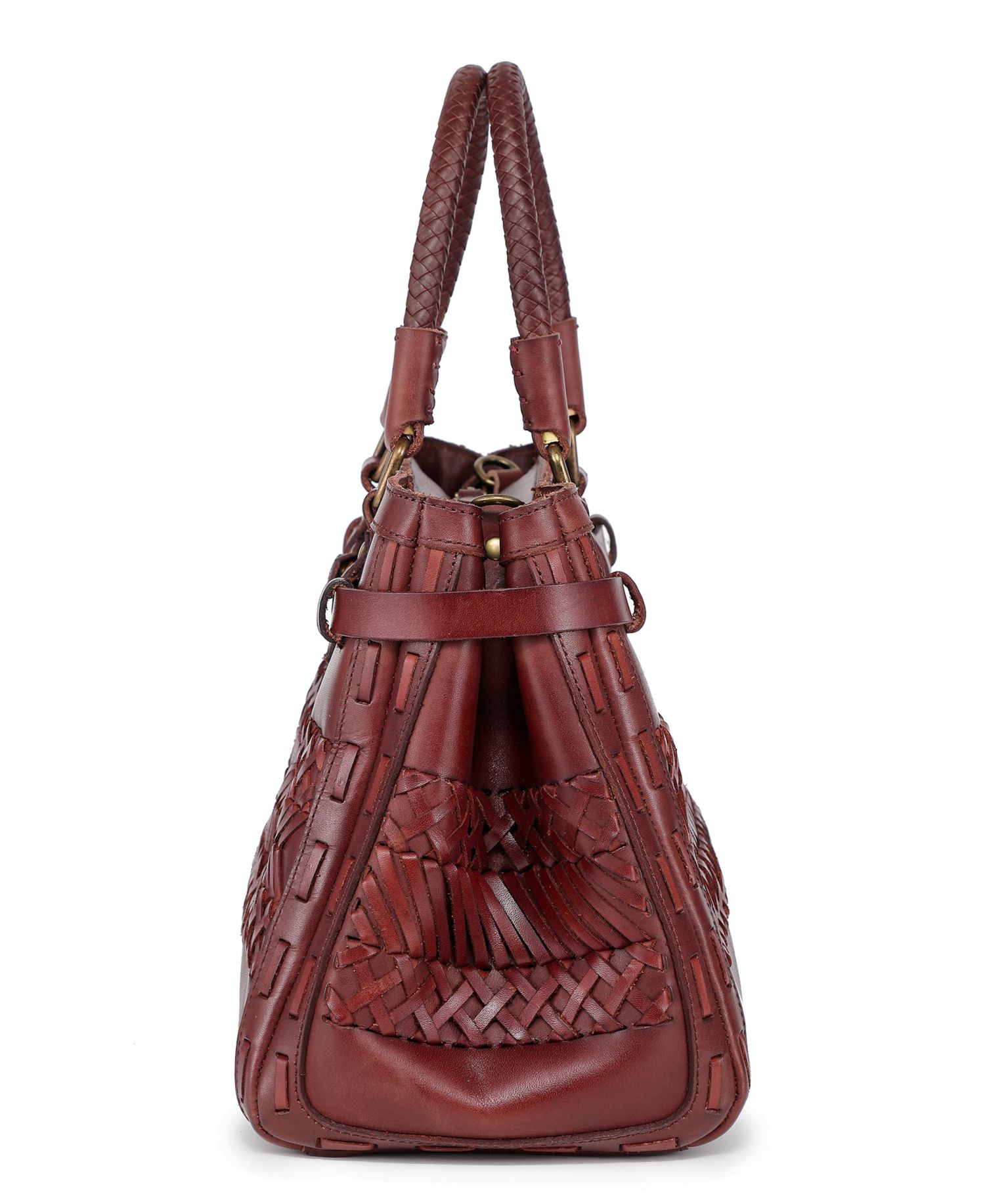 Lantana Medium Leather Satchel Bag