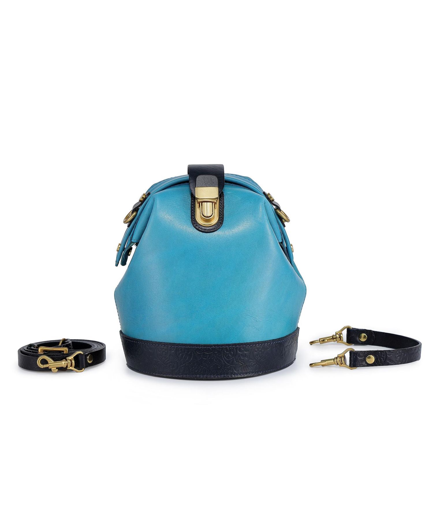 Doctor Mini Leather Bucket Crossbody Bag